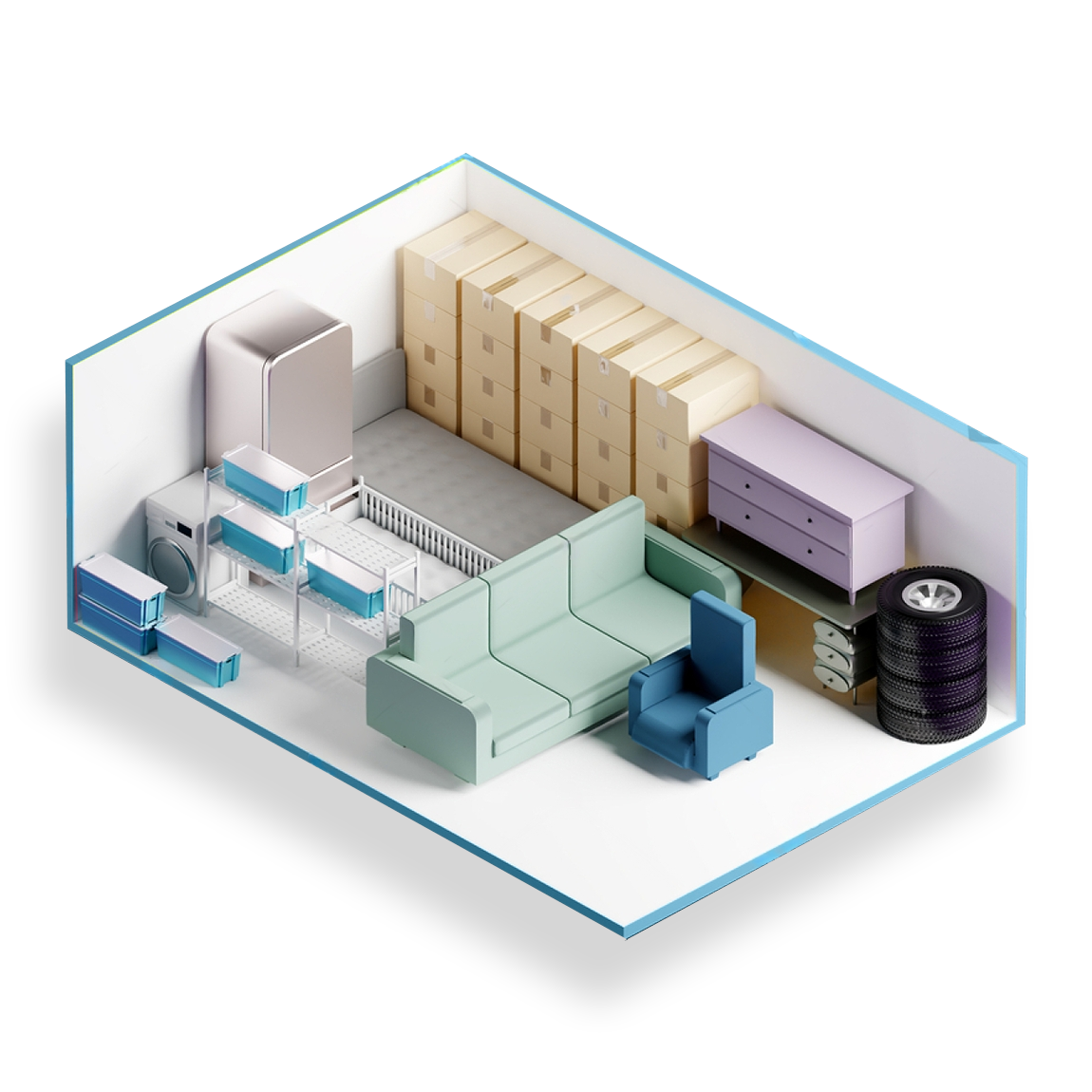 Opslagruimte 12 m²